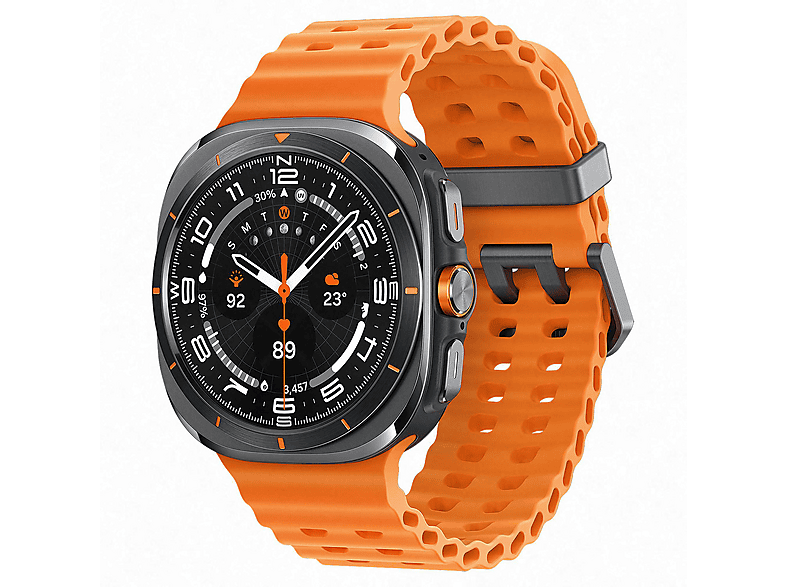 Samsung Watch Ultra LTE (2025), 47 mm, 4G, 1.47, Exynos W1000, 64 GB, 2 GB RAM, 590 mAh, Android, Naranja / Gris Titanio