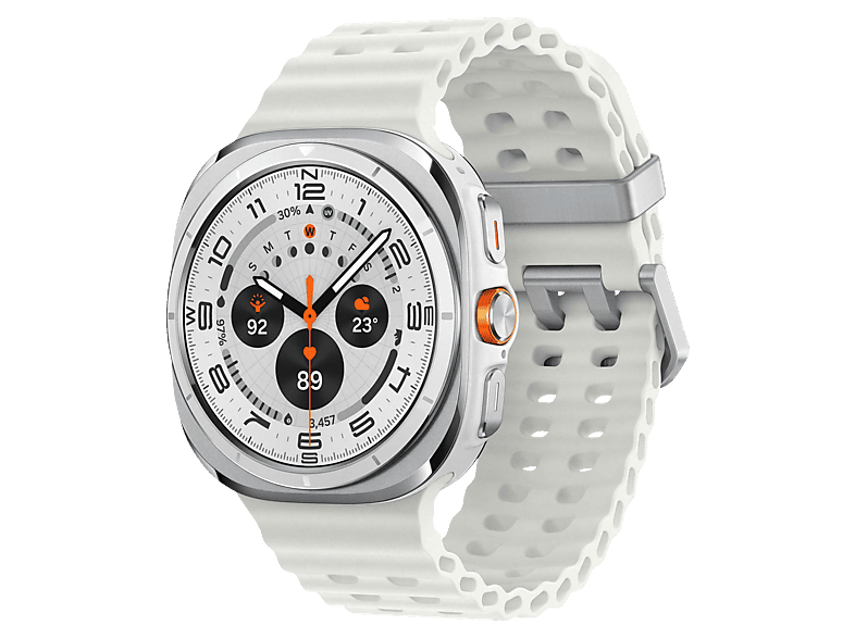 SAMSUNG Galaxy Watch Ultra 47 mm Smartwatch Nitrilkautschuk, 90-140 mm, Titanium White