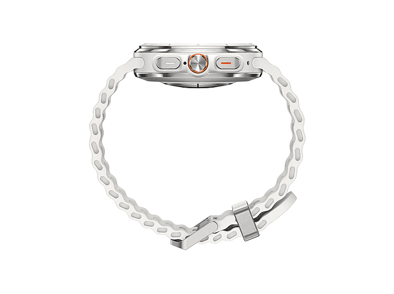 Thumbnail - SAMSUNG Galaxy Watch Ultra 47 mm Smartwatch Nitrilkautschuk, 90-140 mm, Titanium White