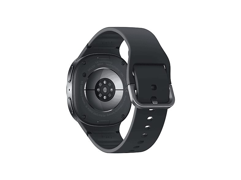 SAMSUNG Galaxy Watch 8 40 mm Smartwatch Kautschuk, 130-180 mm, Graphite