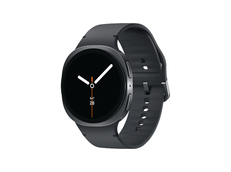 SAMSUNG Galaxy Watch 8 44 mm Smartwatch Kautschuk, 145-205 mm, Graphite