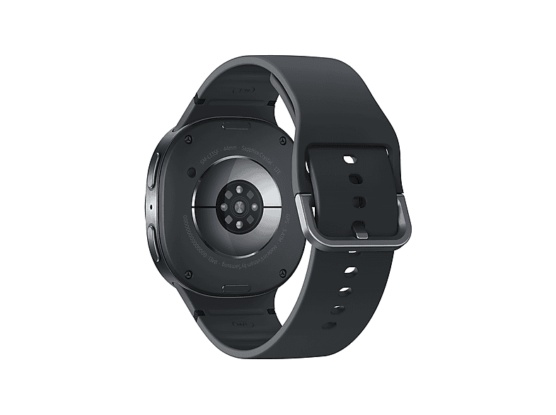 SAMSUNG Galaxy Watch 8 LTE 44 mm Smartwatch Kautschuk, 145-205 mm, Graphite