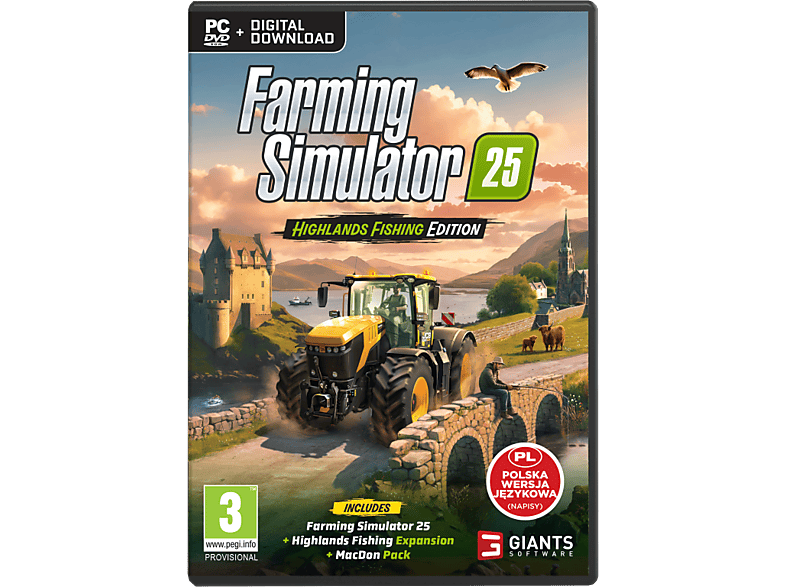 Gra PC CENEGA Farming Simulator 25 Highlands Fishing Edition