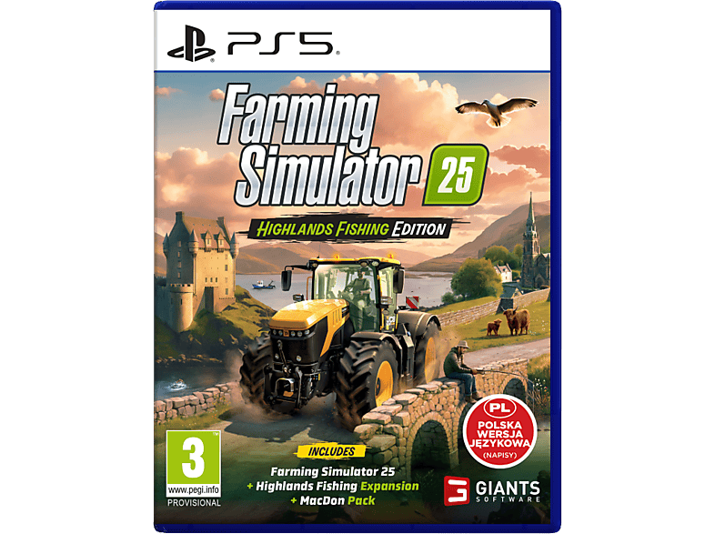 Gra PS5 CENEGA Farming Simulator 25 Highlands Fishing Edition