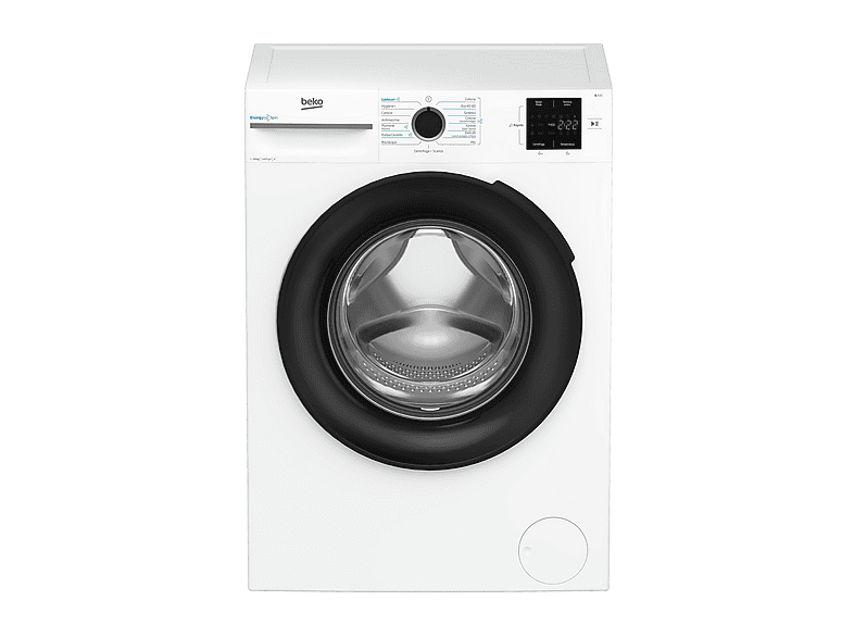 Beko Bmwmw10147Eb Lavatrice, Caricamento frontale, 10 kg, 15 programmi, Profondità 58 cm, Bianco, livello rumorosità centrifuga 72 dB(A), Classe A