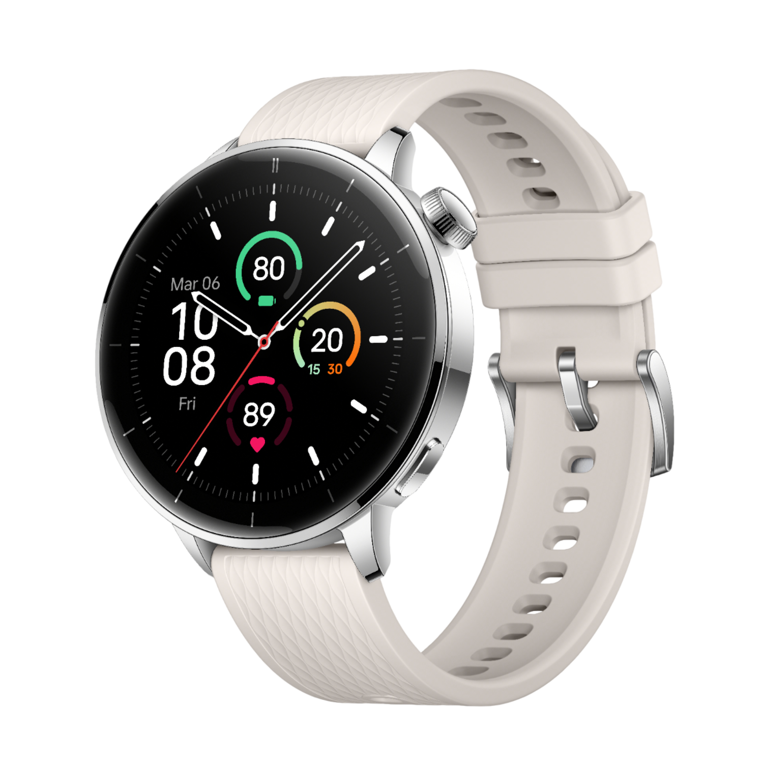 Oneplus Watch 3 43mm - Silver Steel Smartwatch Wit