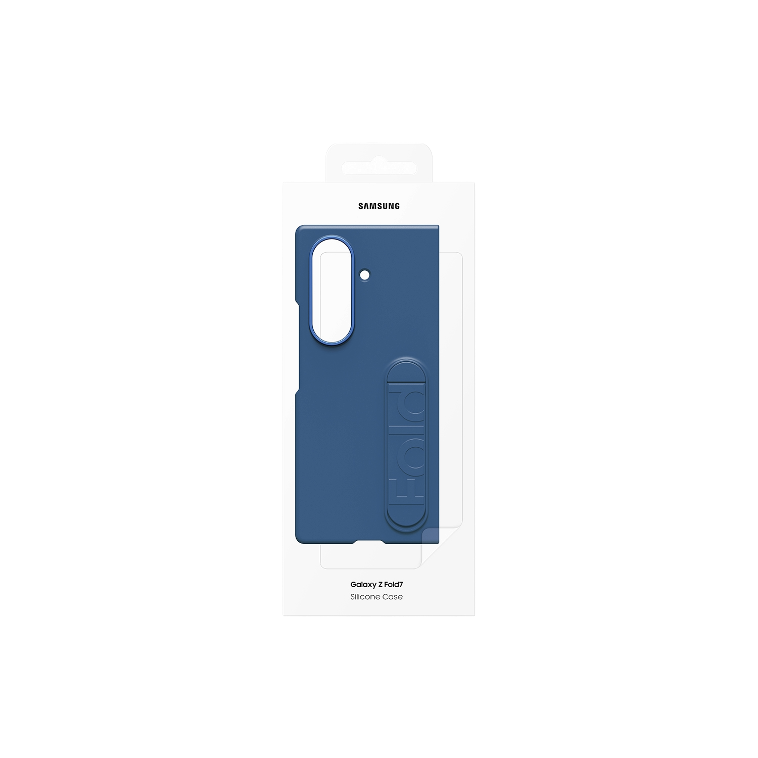 Funda + Protector pantalla - Samsung, Para Samsung Galaxy Z Fold7, De Silicona, Azul