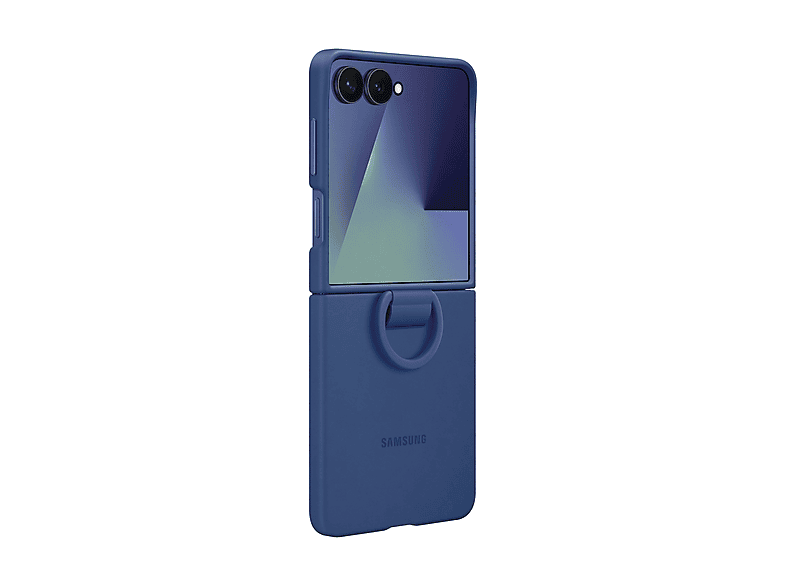SAMSUNG Silicone Ring Case, Backcover, Samsung, Galaxy Z Flip7, Blau
