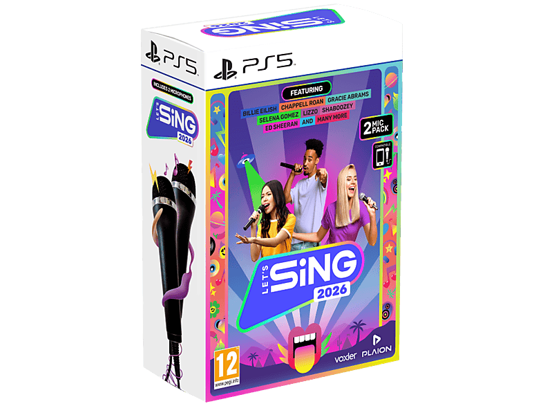 Let's Sing 2026 + 2 Mikrofony Gra PS5