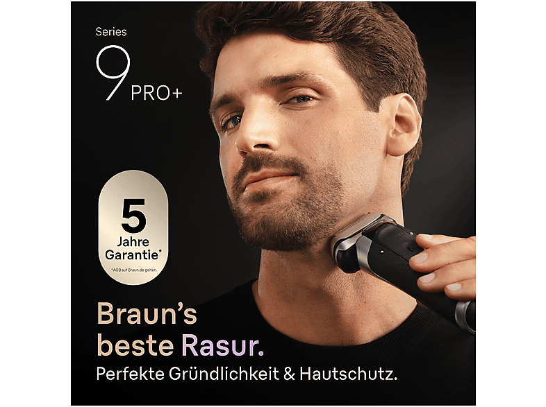 Braun 9667CC Rasierer (Akkubetrieb, Grau, Vibrierende Scherfolien) — Foto 2 von 5