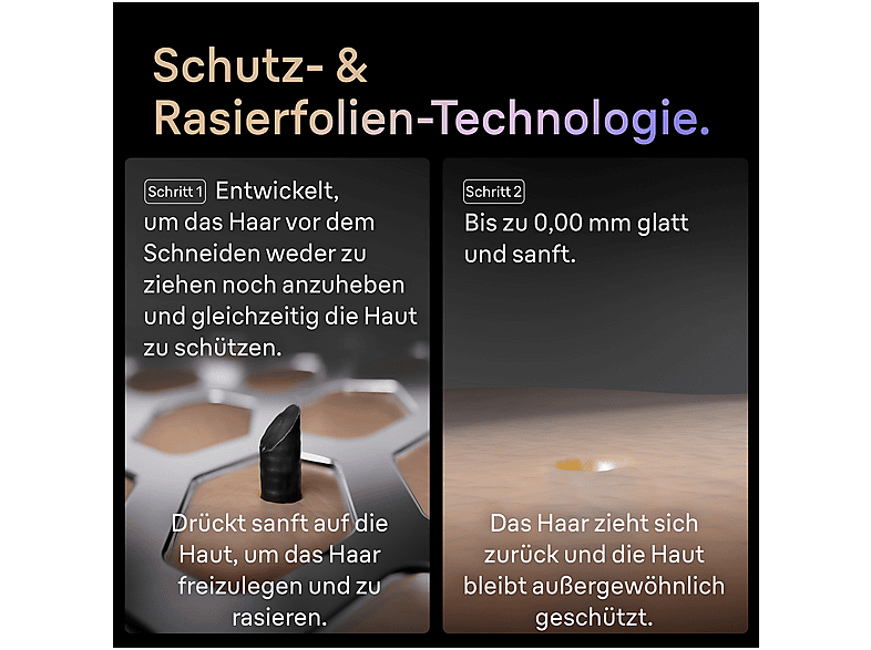 Braun 9675CC Rasierer + PowerCase (Akkubetrieb, Grau, Vibrierende Scherfolien) — Foto 4 von 5