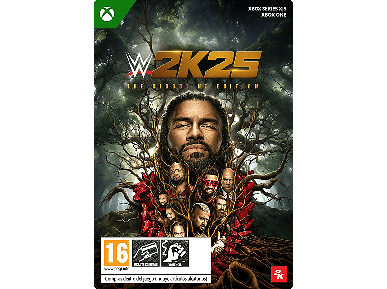 Xbox Series X S & One WWE 2K25 (The Bloodline Edition) (Código de descarga)