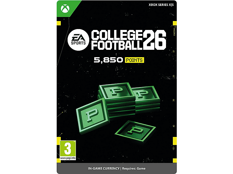 Xbox Series X S EA SPORTS™ College Football 26: 5.850 Points para el juego (*Juego no incluido) (Código de descarga)