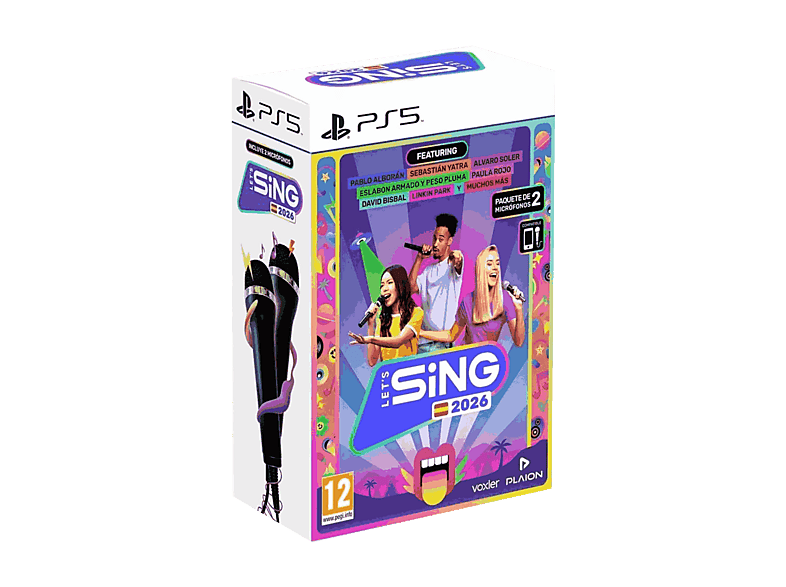 PS5 Let's Sing 2026 + 2 Micrófonos