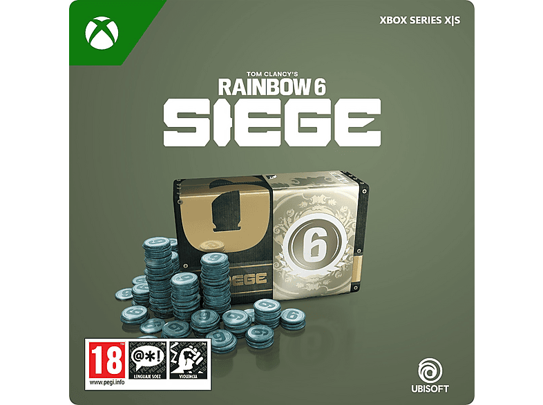 Xbox Series X S 3.300 Créditos para Tom Clancy's Rainbow Six Siege (*Juego no incluido) (Código de descarga)