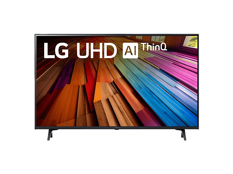 LG 43UT80006LA, UHD 4K, Procesador Inteligente 4K α5 Gen7, Smart TV, DVB-T2 (H.265), Negro