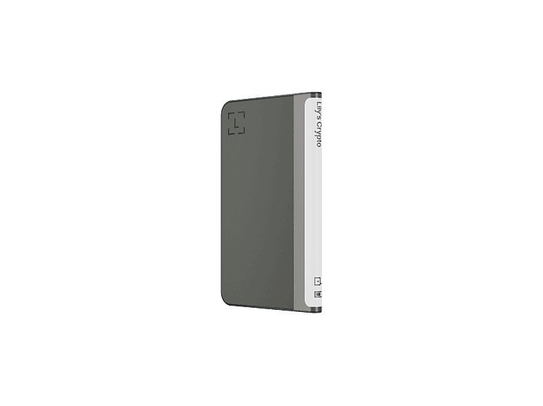 Ledger Stax™, Bluetooth, 1.8MB Almacenamiento, Pantalla Táctil Curva E Ink® 3.7, Gris