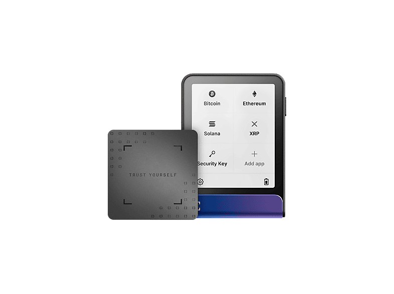 Crypto Wallet - Ledger Flex™ + Recovery Key, Bluetooth, 1.8MB Almacenamiento, Pantalla táctil de E Ink® 2.84", Azul Neptuno