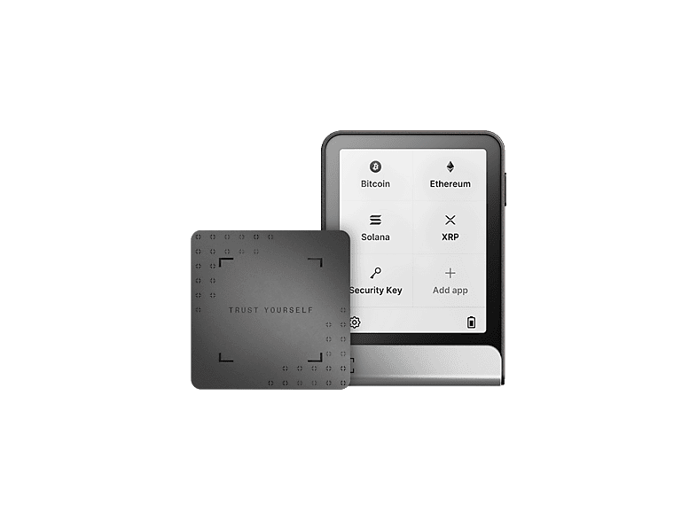 Crypto Wallet - Ledger Flex™ + Recovery Key, Bluetooth, 1.8MB Almacenamiento, Pantalla táctil de E Ink® 2.84", Gris