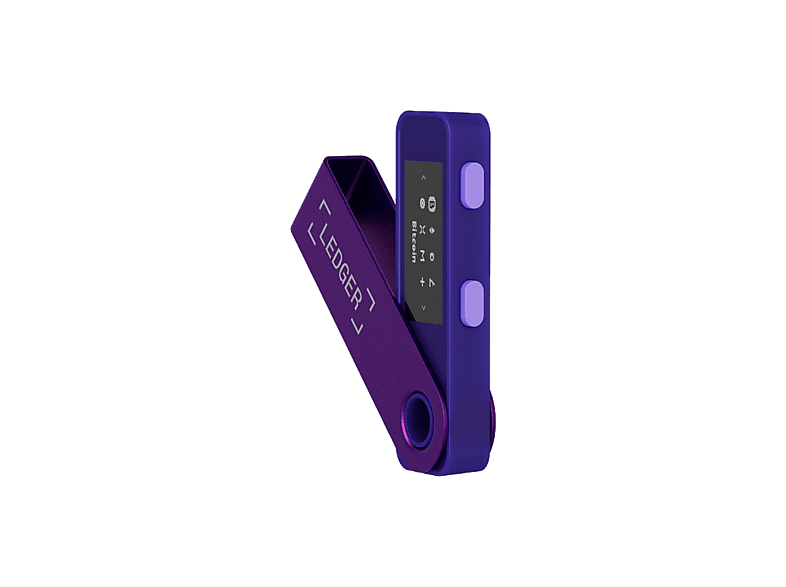 Crypto Wallet - Ledger Nano S Plus, USB-C, Pantalla 1.09" OLED, Amatista