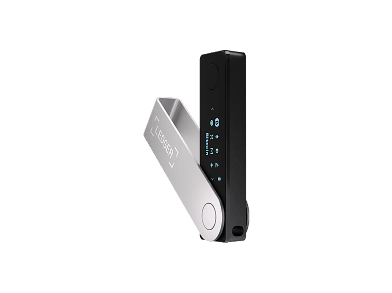 Ledger Nano X, USB-C, Bluetooth, Pantalla 1.09 OLED, Negro Ónix