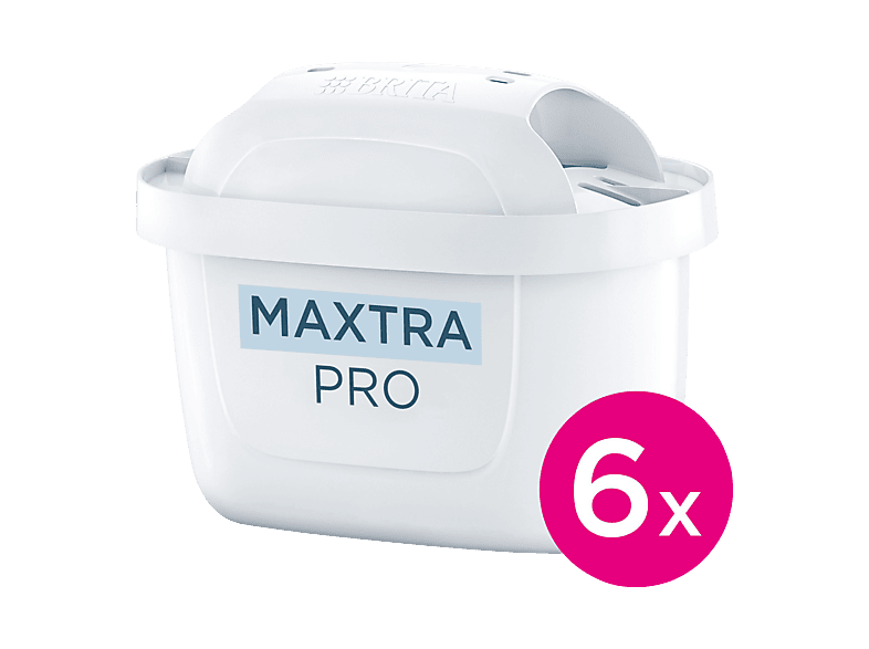 BRITA MAXTRA PRO PURE PERFORMANCE Pack 6, Filterkartuschen, Weiß