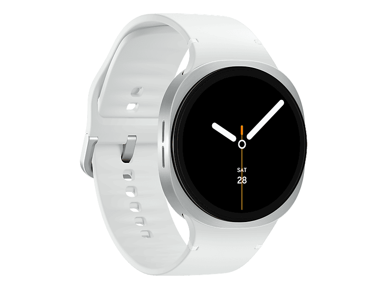 MediaMarkt, Samsung Galaxy Watch8, 44 Mm, Lte-Version Smartwatch Aluminium, Silver, Smartphones, Handy & Navi, Smartwatch, SM-L335FZSAEUE