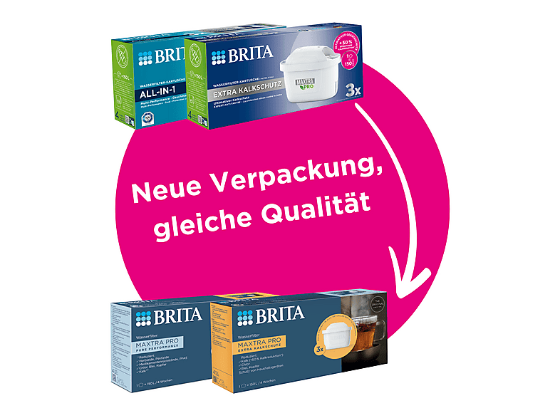 BRITA MAXTRA PRO Extra Kalkschutz Pack6 Filterkartusche