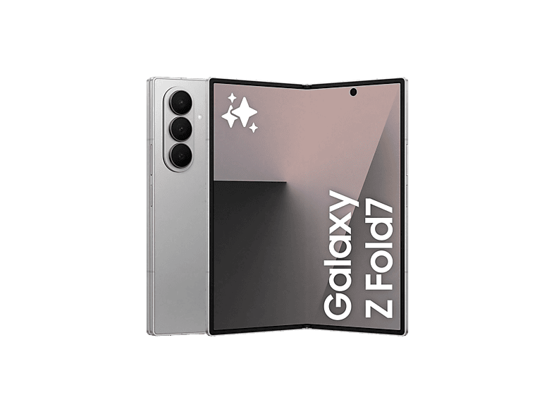 Móvil - Samsung Galaxy Z Fold7, Plata, 256 GB, 12 GB RAM , 8" QXGA+, Snapdragon 8 Elite, 4400 mAh, Android 16
