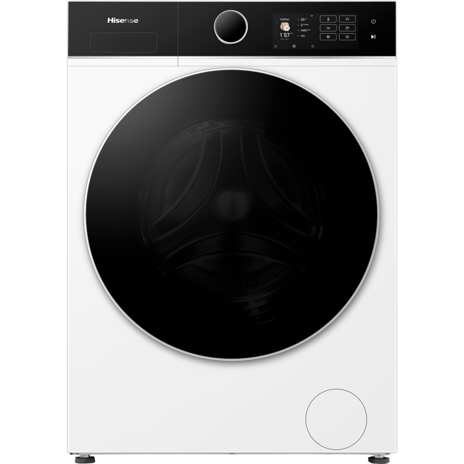 Hisense Wf5i8043bwf - Wasmachine 8 Kg 1400 Rpm 72 Db (8 Kg Rpm A)