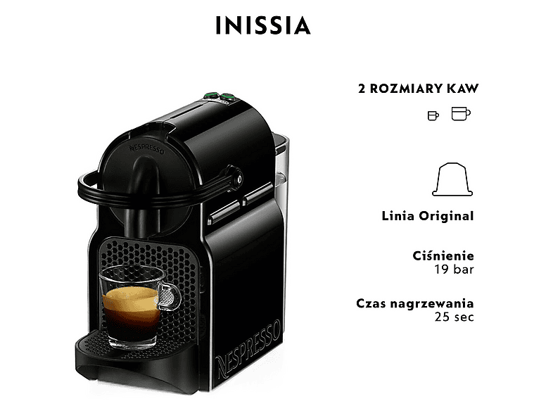 Nespresso Inissia EN80.B – zdjęcie 3