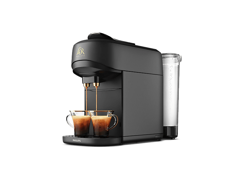 Cafetera de cápsulas - Philips LM9512/60 L'OR BARISTA ABSOLU, Presión Máx. 19.0 bar, Capacidad depósito 1.2 l, 1450 W, Negro