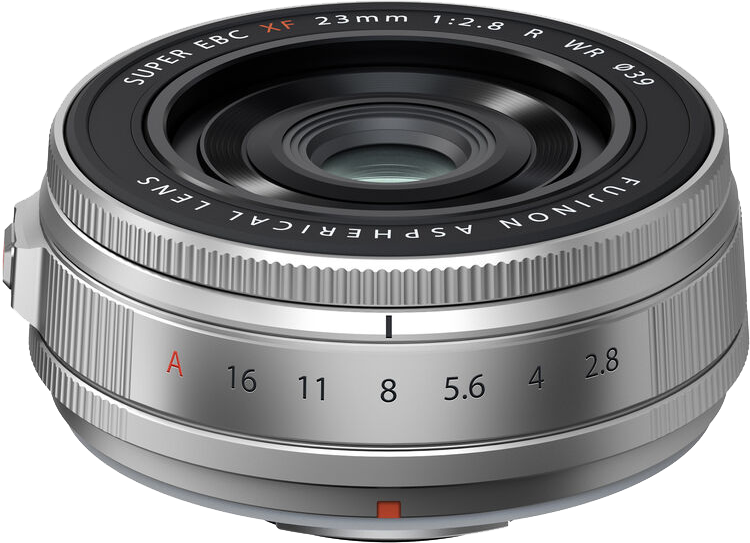 FUJIFILM 16942913 XF23MM F2.8 R WR objektív cserélhető optikás x szériás milc fényképezőgéphez, ezüst