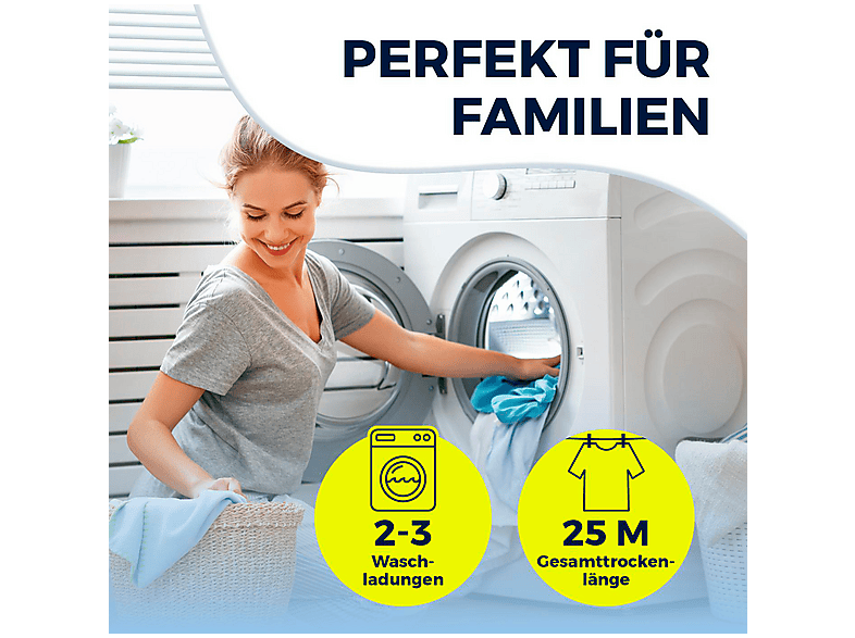 EASYmaxx 13224 Wäscheständer XXL Ausziehbar, 25m — Foto 2 von 5