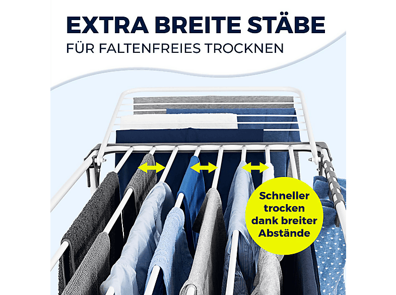 EASYmaxx 13224 Wäscheständer XXL Ausziehbar, 25m — Foto 5 von 5