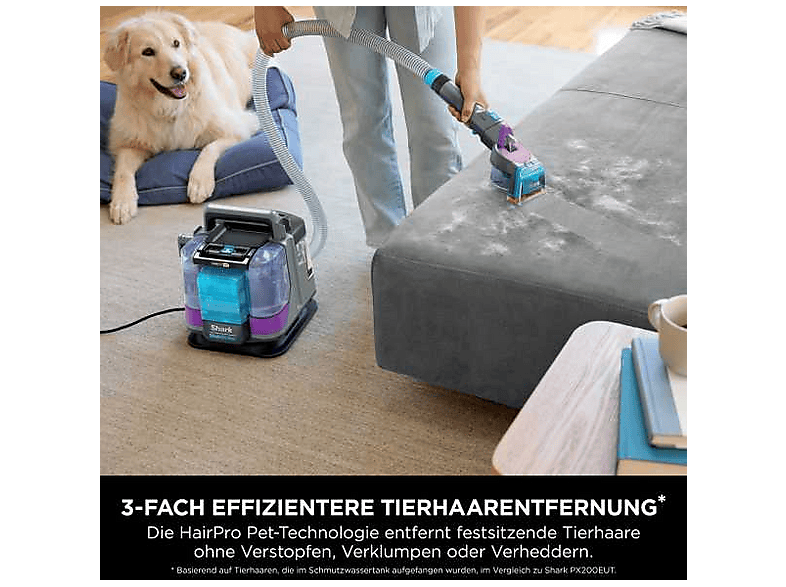 Shark PX250EUT StainStriker HairPro Fleckenentferner, Silber — Foto 2 von 5