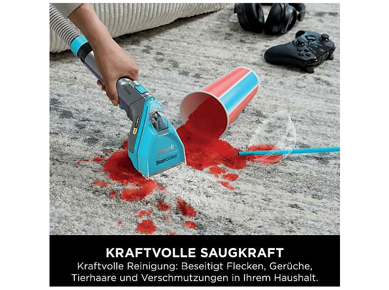 Shark PX250EUT StainStriker HairPro Fleckenentferner, Silber — Foto 4 von 5