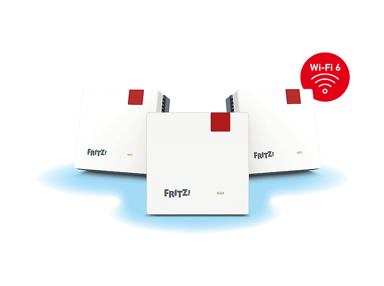 AVM FRITZ!Mesh Set 1600 3er-Set, WLAN Mesh-System 3000 Mbit/s WLAN Mesh-System 3000 Mbit/s