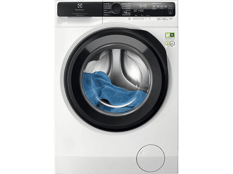 Pralka ładowana od frontu ELECTROLUX EW8F5402QP 11 kg UltraCare 800 AbsoluteCare UniversalDose Biało-czarny