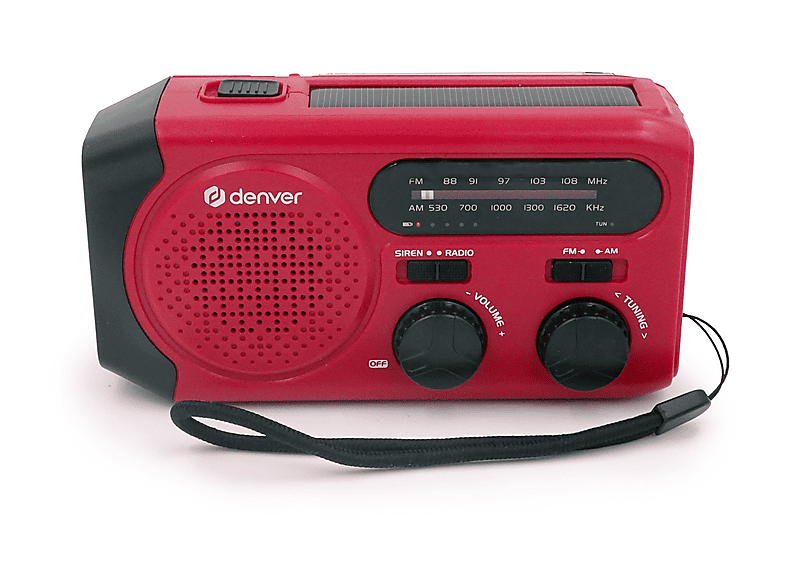 DENVER SCR-2010 Solar Kurbel Radio
