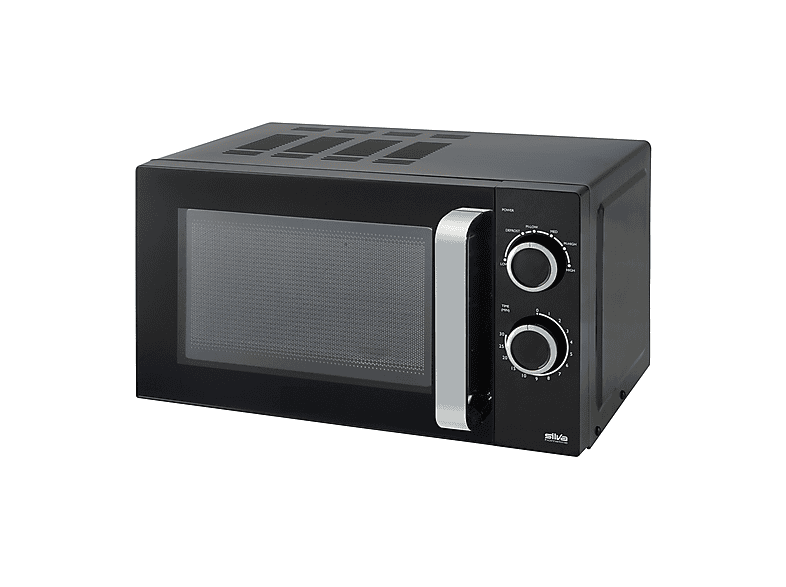Silva-Schneider MW-C 25.2 Mikrowelle mit Keramikboden (700 Watt, Freistehend, 20 l, Schwarz) — Foto 2 von 5