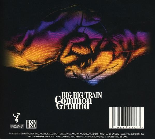 Albumcover zeigt zwei Hände, die sich umfassen, mit Textüberlagerung von Bandname und Albumtitel. Dunkler Hintergrund, Barcode vorhanden.
