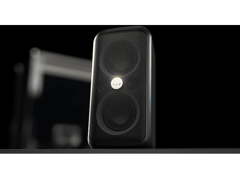 PEAQ ICONIC Party 1 PPS 200-RW Speaker, Schwarz mit goldenen Elementen
