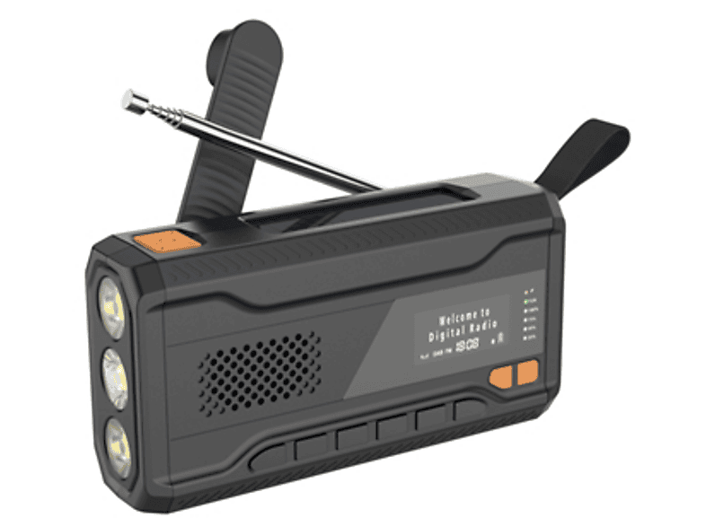 Thumbnail - DENVER SCD-2033 DAB-Radio mit Solarkurbel, Radio