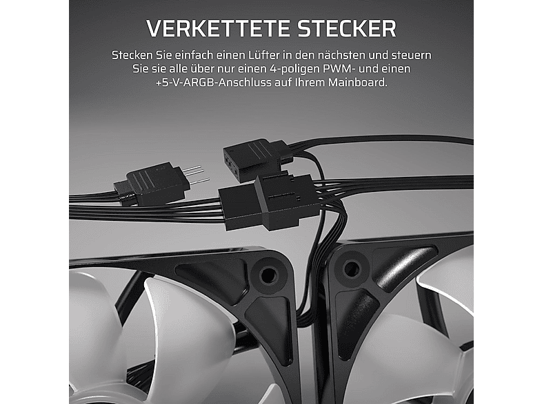 Thumbnail - CORSAIR CO-9050182-WW RS140 ARGB Single Pack Gehäuselüfter