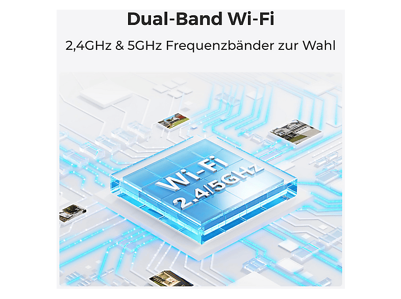 Reolink E Series E340, Überwachungskamera (für Innen, Nachtsichtfunktion, Netzbetrieb, UHD 4K, weiß) — Foto 5 von 5
