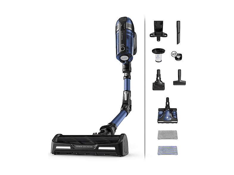 Rowenta X-Force Flex 12.60 Rh98C0 scopa elettrica senza filo, Senza sacco, 380 W Scopa Ricaricabile