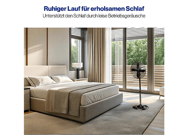 PROFI CARE PC-VL 3064 Standventilator Schwarz (50 Watt)