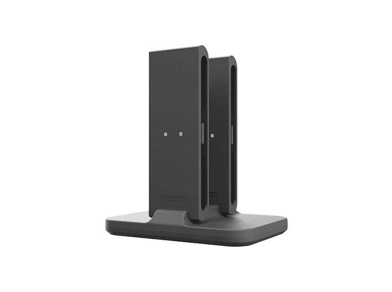 Base de carga - Nacon Quadcharging Station RGB, Carga hasta 4 Joy-Con 2, Luces Indicador carga, Negro