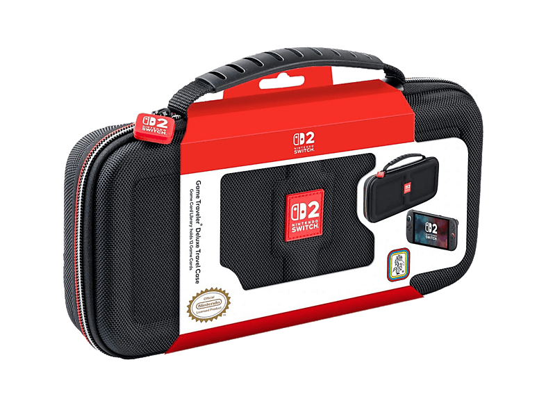 Funda Nintendo Switch 2 - Ardistel Game Traveler Deluxe Travel Case NS241, Para 2, y OLED, Negro